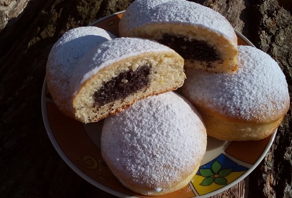 Pečené masopustní koblihy