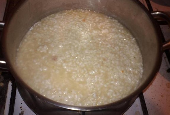Risotto s masem a zeleninou