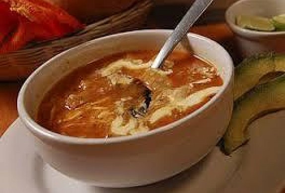 Mexická polévka Sopa Tarasca