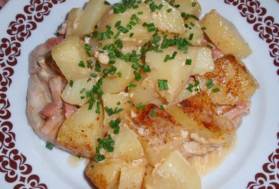 Česnekové řízky na smetaně